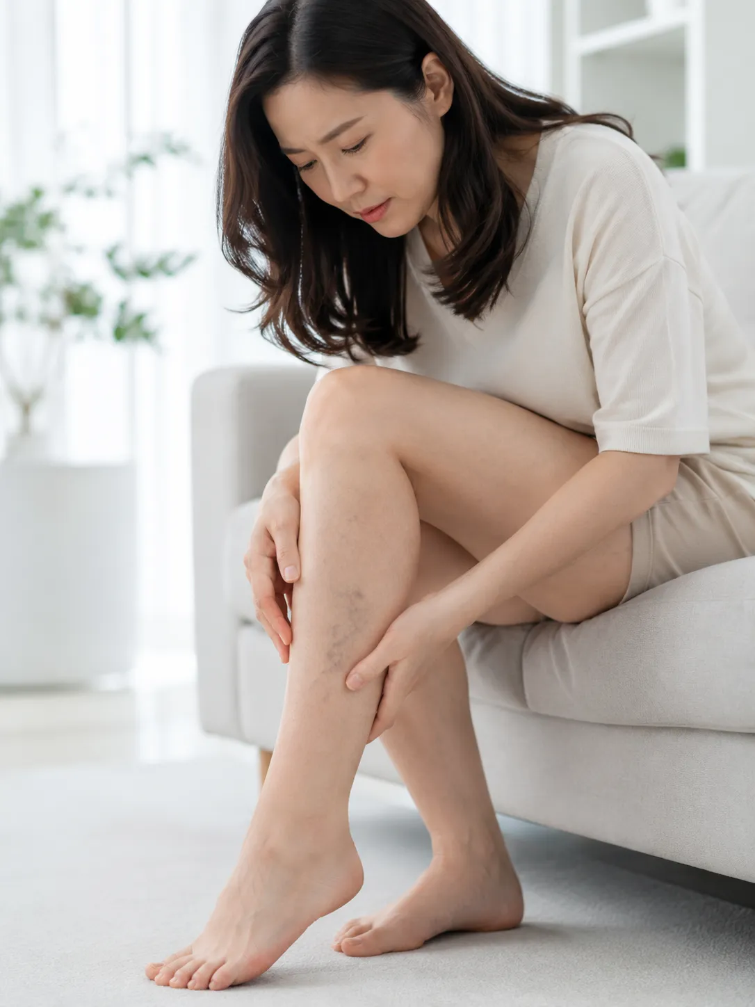 부산 베나실 하지정맥류 다리부종 정맥 역류 증상 여성